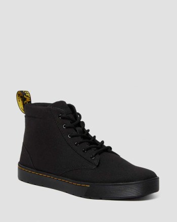 Dr Martens Cairo Canvas Chukka Topanky Panske Čierne | 1920-DHTIN